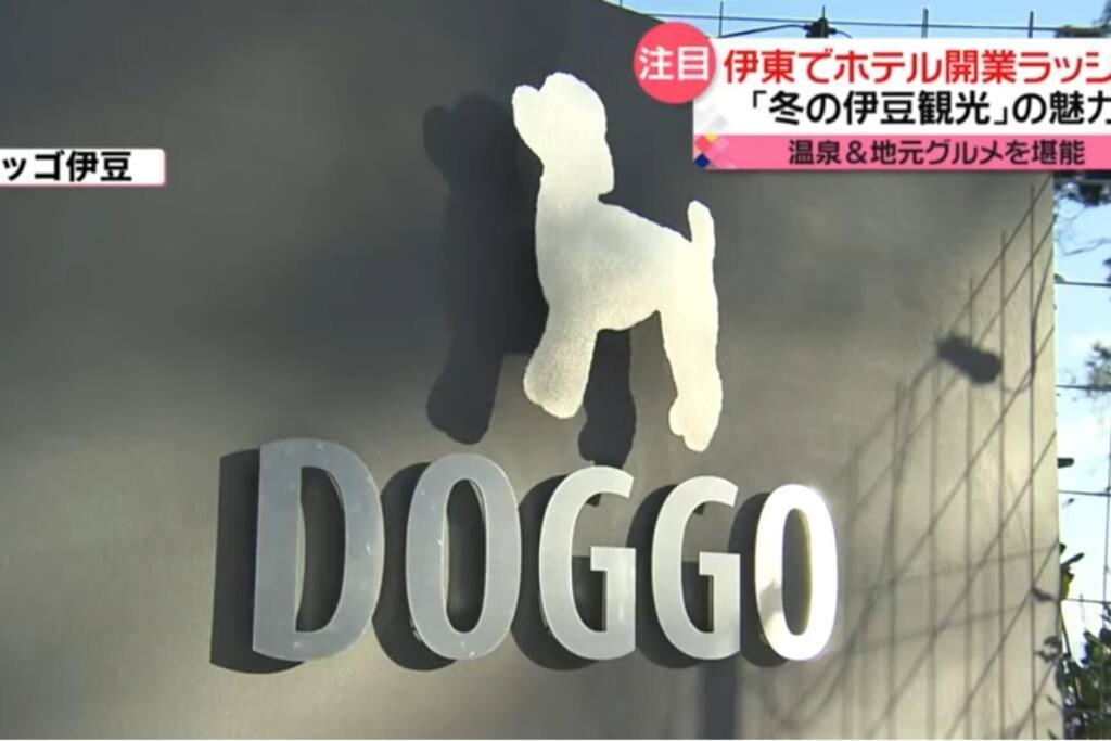 伊东Doggo伊豆　愛犬と過ごす最高の時間の為に造られた貸切宿。温泉、プライベートドッグランで最高の一時を。别墅 外观 照片